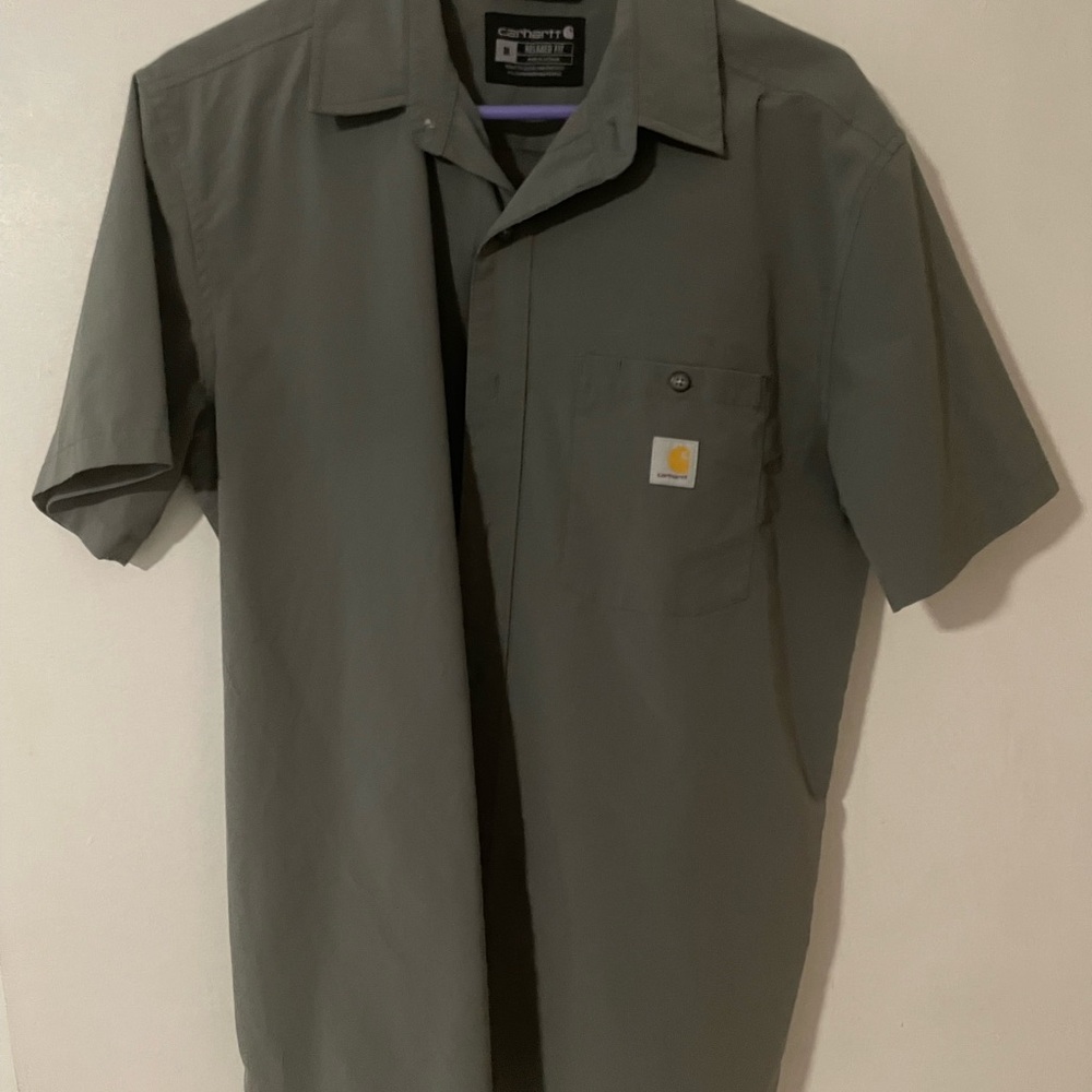 Carhartt Gray Casual Button Down Shirt